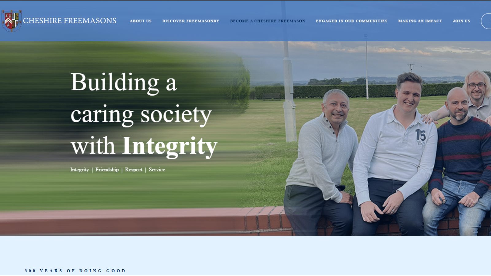 Earlier this year, at their AGM, the Province of Cheshire announced the launch of a brand new website