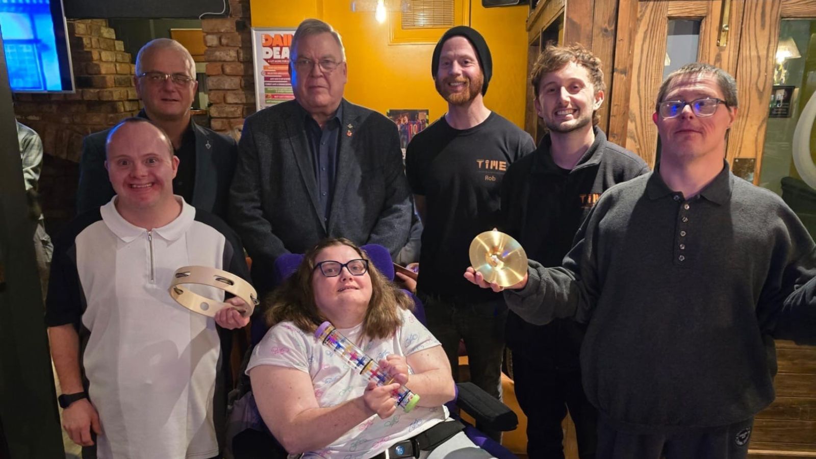 recently delivered a Christmas gift of 50 instruments to TIME Music Therapy, a local charity and community group that supports children and adults with special educational needs and disabilities (SEND).