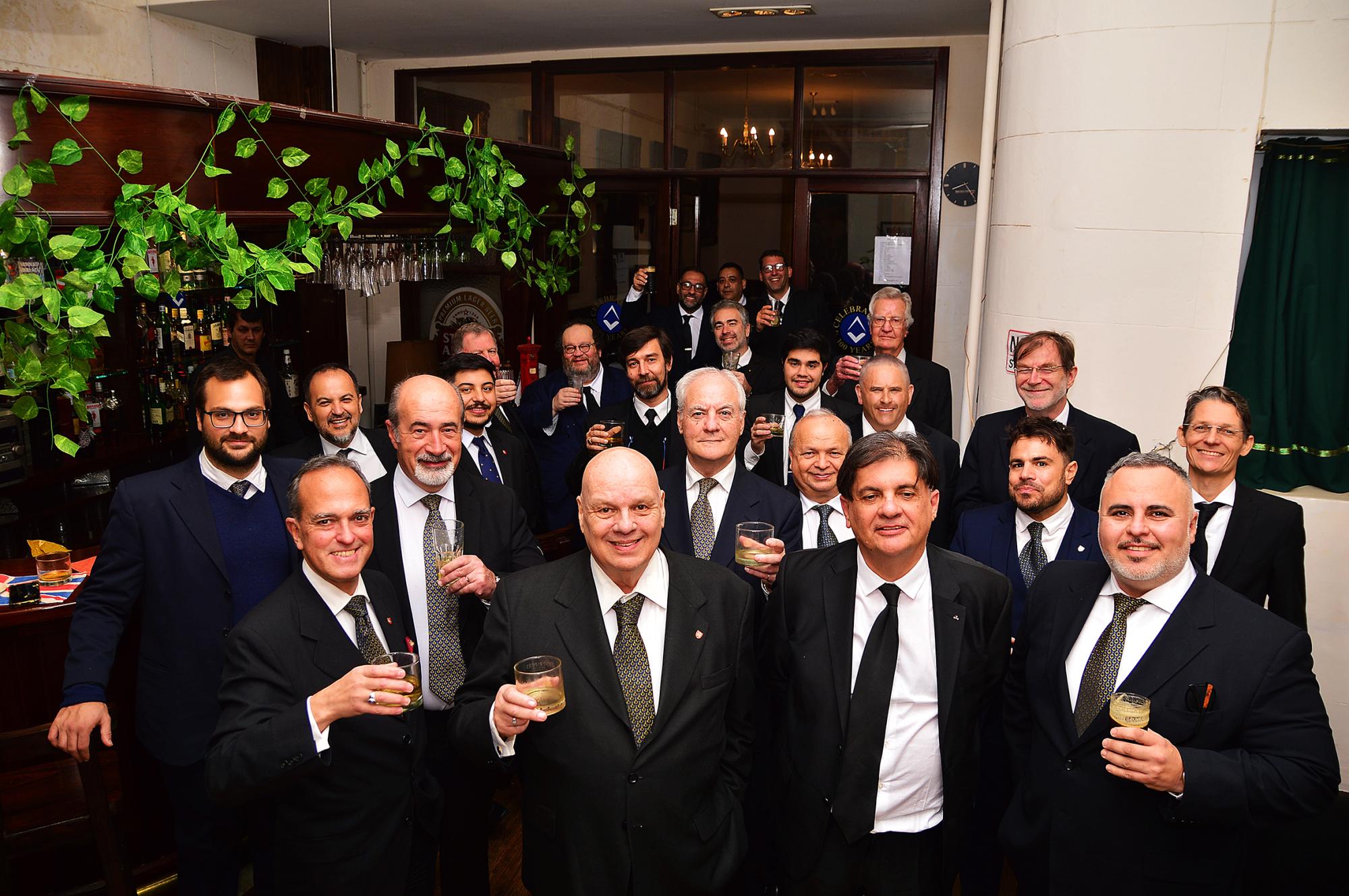 South American Freemasons socialising