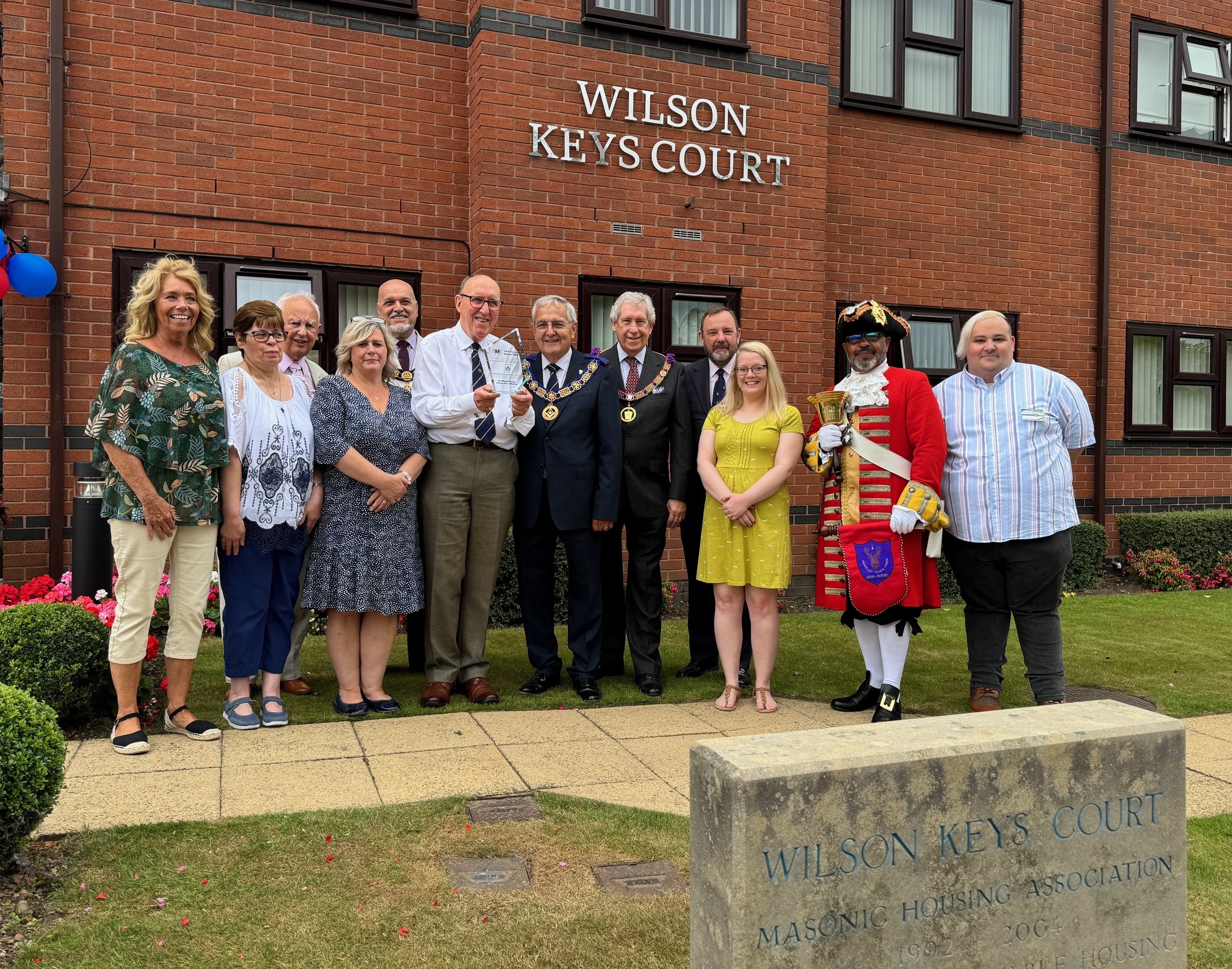 Wilson Keys Court in Staffordshire celebrates its 30-year anniversary and wins Best Affordable Housing Enterprise Award for Staffordshire.