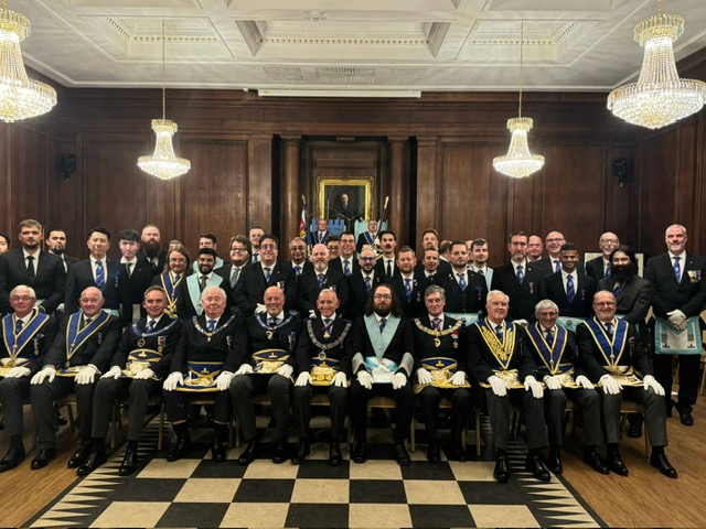 Manchester Freemasons Host Unique Event Presentation Team