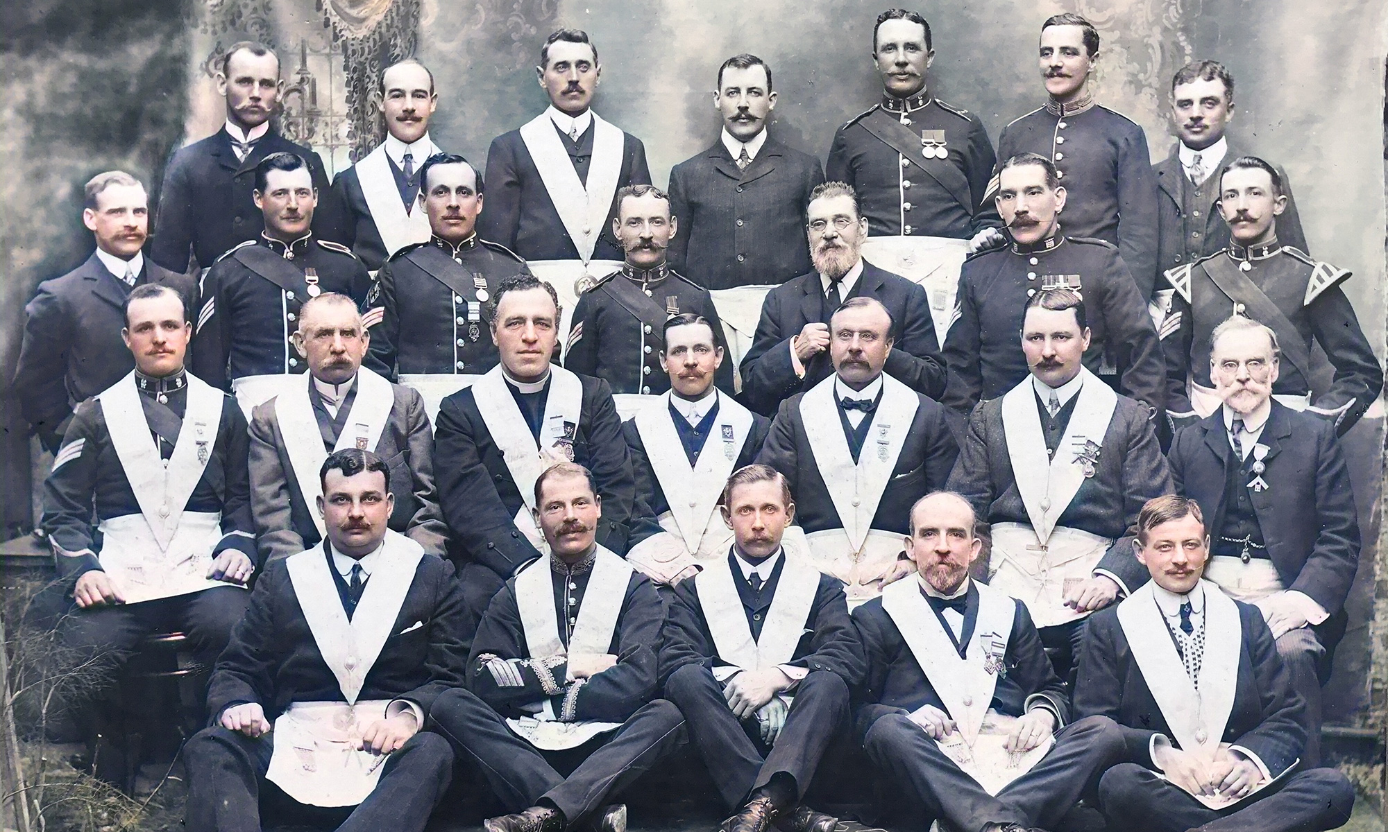 1909 members of the Military Jubilee Lodge