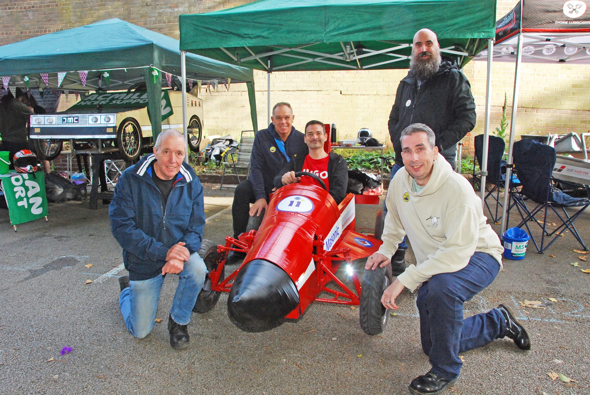 Lincolnshire Masons at the soapbox derby