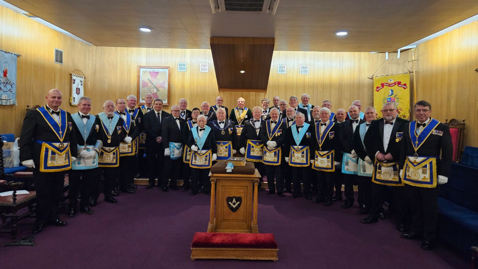 Reserve Forces Lodge of Northumbria Honour Ian Craigs