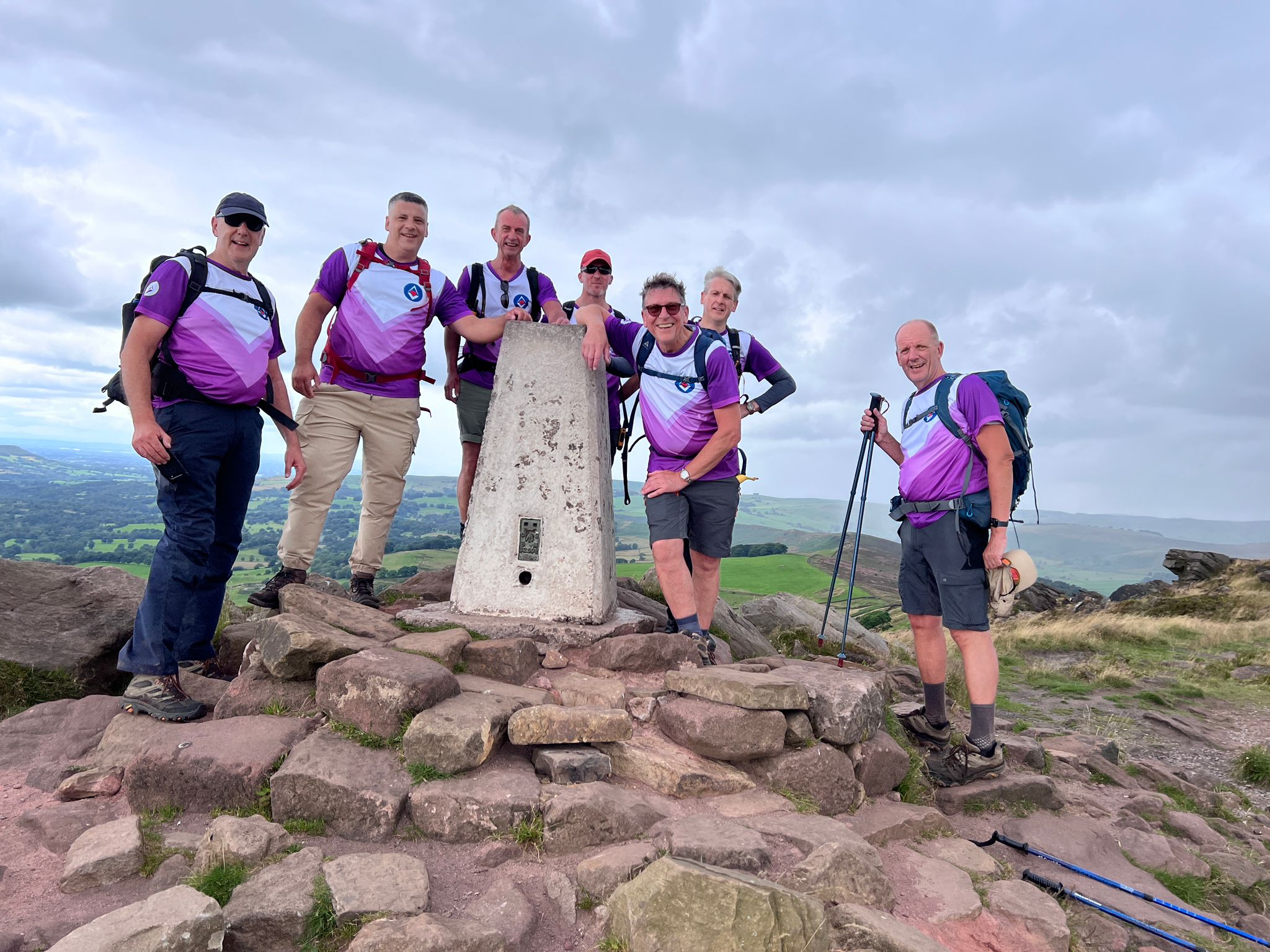 Staffordshire Freemasons preparing to walk over coals for charity