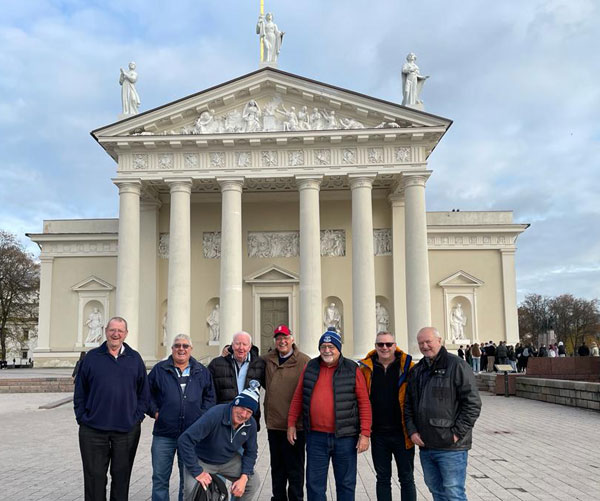 West Lancashire Freemasons visiting Vilnius