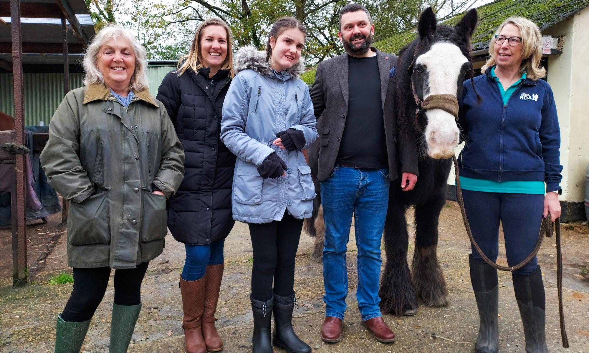 Joselin Ward, Nic Ward, Jessica Ward, Andrew Ward, Boris and Sue Monro