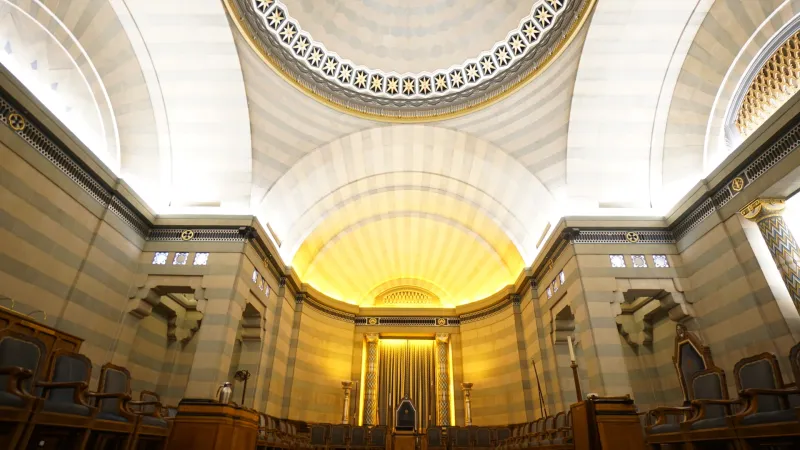 Lodge room in Freemasons' Hall