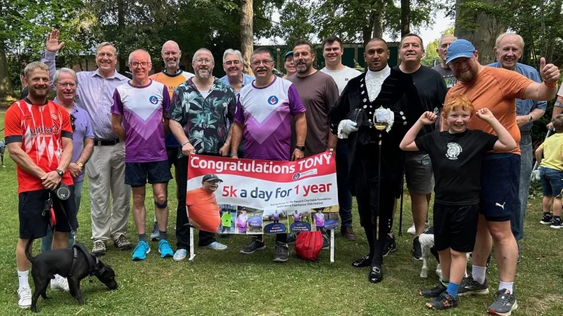 Bedfordshire Freemason takes on a one-year challenge to run at least 5Km every day