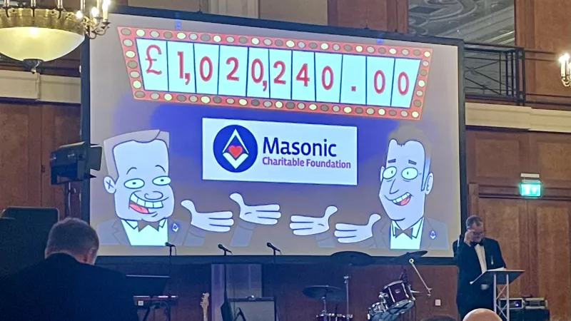 Monmouthshire Freemasons raised an amazing £1,020,240for charity during their 2024 Festival Period