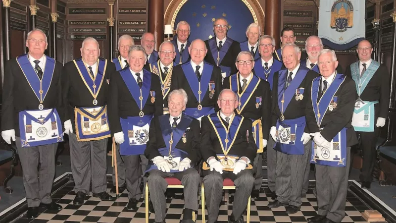 Freemasons of Christopher Wren Lodge in Berkshire