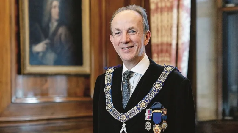 Pro Grand Master Jonathan Spence, United Grand Lodge of England