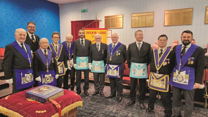 The Secretary of Northumberland’s Oriental Lodge no. 9371, Kam Wah Mak, has embarked on a project to bring together Brethren from Lodges with a connection to East Asia.
