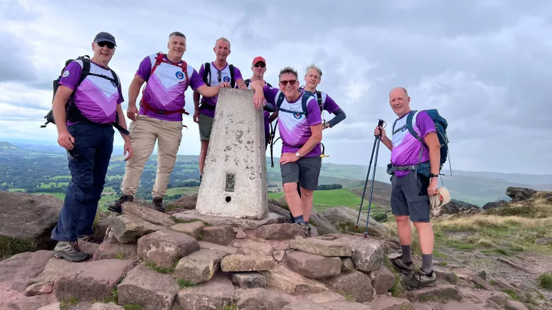 Staffordshire Freemasons undergoing 3 Peaks Challenge