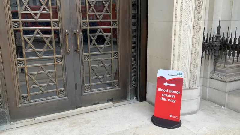 NHS Blood and Transplant at Freemasons Hall in London