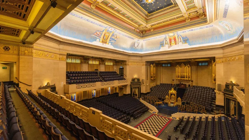 Grand Temple in Freemasons' Hall, London