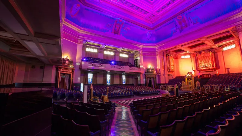 Grand Temple in Freemasons' Hall, London