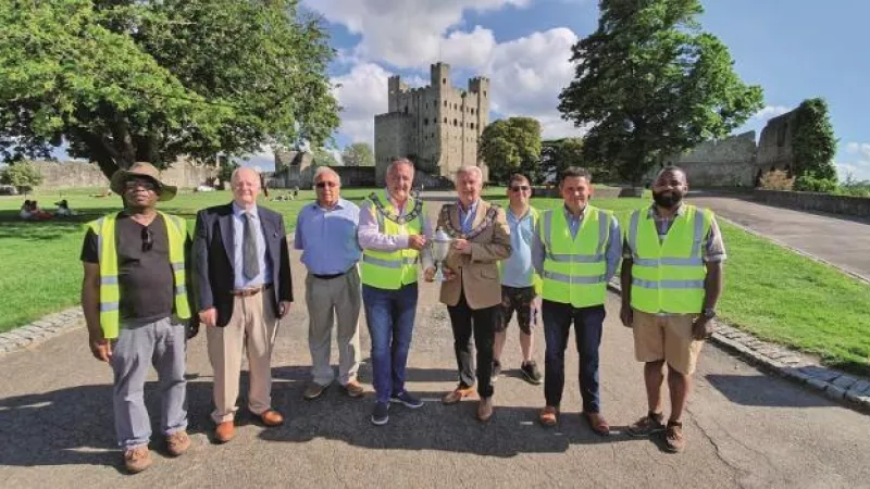 Freemasons during the 2021 miles challenge