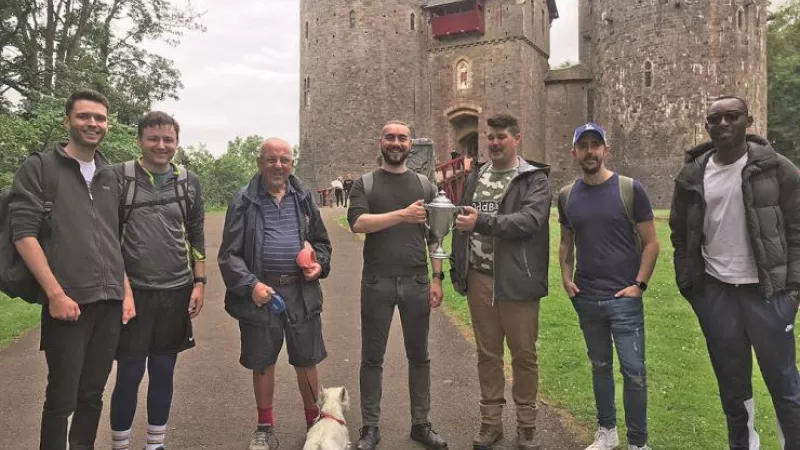 Freemasons during the 2021 miles challenge